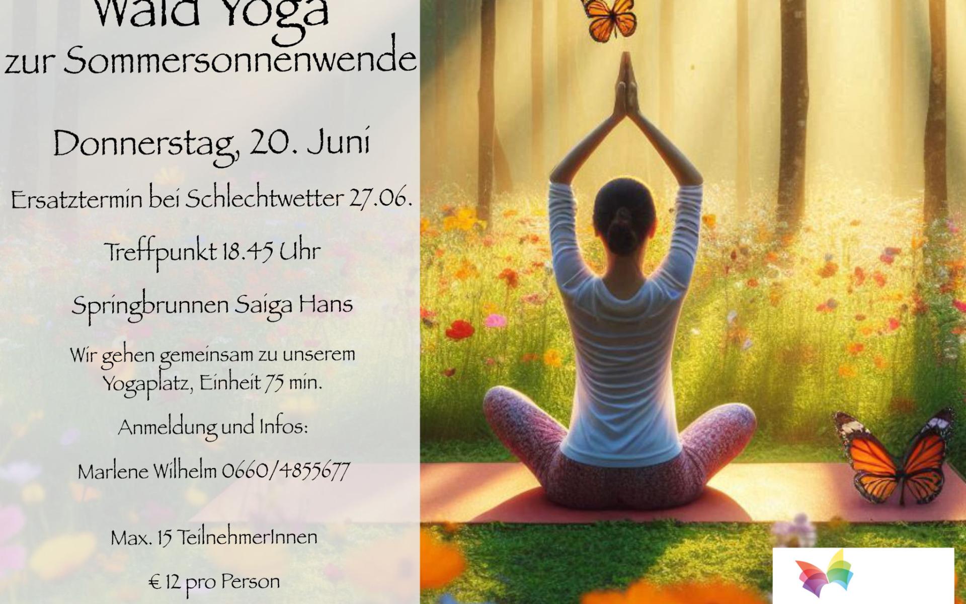 Wald Yoga zur Sonnenwende